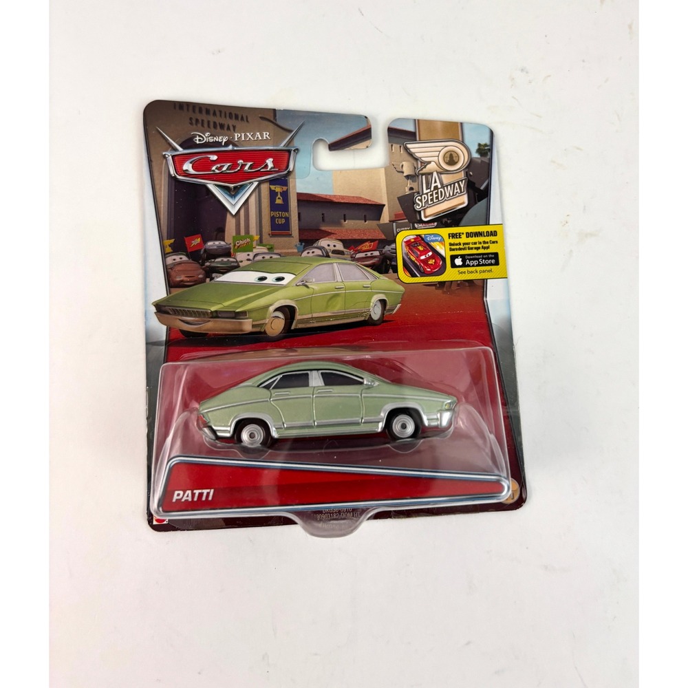 2016 Disney Pixar Cars Patti #2/11 LA Speedway DKG36 Mattel Diecast Sealed